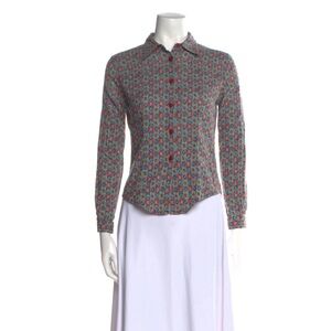 Vintage Missoni Sport Multicolor Patterned Women's Top